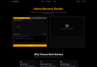 Click to view full screenshot Nano Banana Studio: Профессиональный AI-редактор изображений