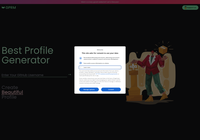 Click to view full screenshot GPRM: Создатель README для профиля GitHub